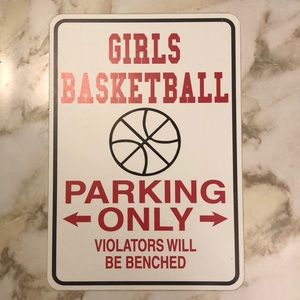 Cute basketball sign